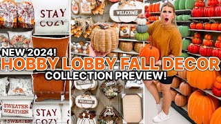 NEW 2024 HOBBY LOBBY FALL DECOR SNEAK PEEK 🎃  NEW Fall Decorations  Fall Decorating Ideas [upl. by Grekin]