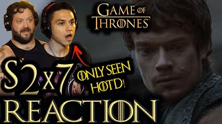 WHAT DID YOU DO THEON  Game of Thrones S2x7 First Time REACTION [upl. by Adnima994]