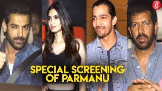 Parmanu Special Screening  John Abraham  Diana Penty  Kabir Khan [upl. by Swinton976]