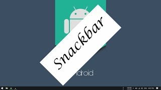 Android Tutorial Kotlin  45  SnackBar [upl. by Kissee]