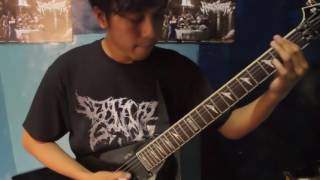 Guttural Disease  Periodical Torment Guitar Playthrough [upl. by Atteram]