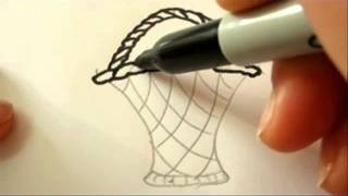 Fantastic Flower Basket  How To Draw A Flower Basket [upl. by Meihar48]