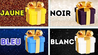 Choisis Ton CADEAU  🎁 BLEU JAUNE NOIR Ou BLANC 🤍🖤💜💛… Choisis Le Bon CADEAU 💝🎁 [upl. by Collie]