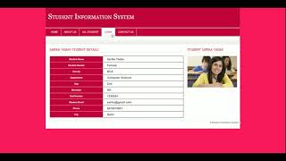 Student Information System  PHP and MySQL Project Source Code  PHP MySQL CRUD Project [upl. by Annunciata]