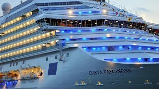 Cruise Costa Fascinosa HD 1080p Suite cabin Mediterranean sea cruise [upl. by O'Connor]