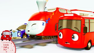 Buster And The Sleepy Train Cartoon  Red Buster Fun Kids Cartoon Video [upl. by Ogires]