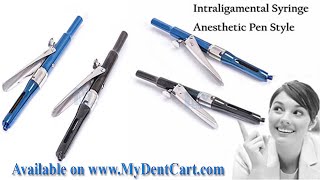 How to use Intraligamental syringe dental  GDC Intraligamental Syringe Inject [upl. by Anaiq831]