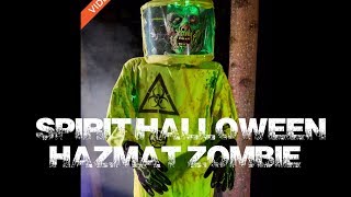 Spirit Halloween 2017 Hazmat Zombie Animated Prop [upl. by Fihsak]