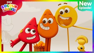 Red amp Yellow Meet Orange  FULL EPISODE  S1 E11  Learn Colours  Kids Cartoons  Colourblocks [upl. by Theona]