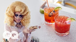 Trixie Mattel Makes a PBampJ and More Importantly a Cocktail  GQ [upl. by Ahsimaj973]