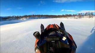 2021 Yamaha Sidewinder MTX 153quot 270 HP Maptun  Untouched trail riding in Lapland [upl. by Adnirol]