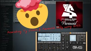 Remaking Ty Dolla Signs Paranoid with Stock FL Studio Plugins [upl. by Gold]