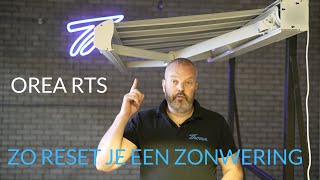 Zo reset je een elektrische zonwering met Somfy Orea RTS motor [upl. by Chesney]