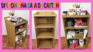 Cómo decorar CAJAS de CARTÓN  Dos ideas fáciles con Decogarden [upl. by Earehs]