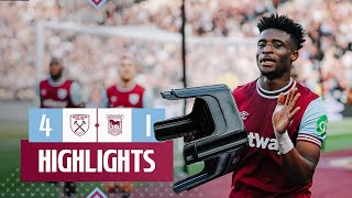 West Ham 41 Ipswich Town  Kudus Heads Home In Strong Hammers Victory  Premier League Highlights [upl. by Danette685]