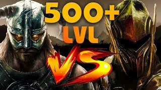 Skyrim Эбонитовый Воин На 500 Уровне Ebony Warrior [upl. by Einej]