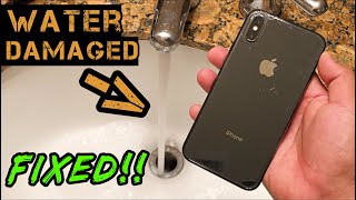 HOW to Fix iPhone X XS MAX Water Damage FREE [upl. by Tana496]