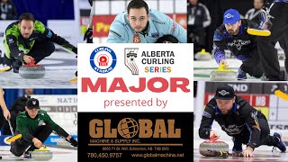 Yannick Schwaller vs Tanner Horgan  BQUALIFIER  Curling Stadium Alberta Curling Series MAJOR [upl. by Chak]