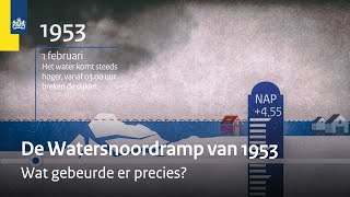 De Watersnoodramp van 1953 wat gebeurde er precies  Animatie [upl. by Frey]