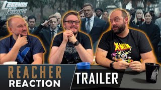 REACHER Season 2  Official Trailer Reaction  Legends of Podcasting [upl. by Anile]