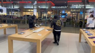 Apple store in Downtown Summerlin targeted by thieves twice in one day [upl. by Norvall873]