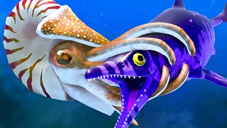 GIANT NAUTILUS vs GIANT PURPLE ICHTHYOSAURUS  Feed and Grow Fish  Part 156  Pungence [upl. by Aldo]