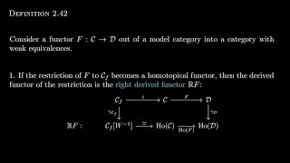 ITHT Part 10 Derived Functors [upl. by Enawd]