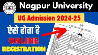 Nagpur University UG Registration 202425  RTMNU Updates  Online Full Process [upl. by Areivax]