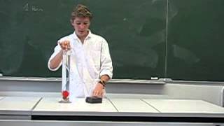 Expérience variation pression hydrostatique [upl. by Comethuauc331]