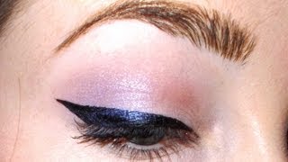 Eyeliner Tutorial ♡ Thick Winged Liner Using Liquid [upl. by Urbanna2]