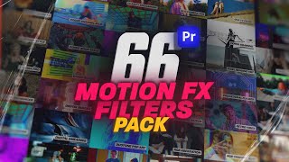 Motion Effect Filters Pack For Premiere Pro VHS CRT Glitch Dreamy Old TV Music Video amp More [upl. by Ikaz]