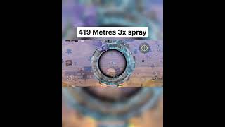 419 metres 3x spray 3 knock bgmi pubgmobile pubg pubgm carspray [upl. by Dich191]