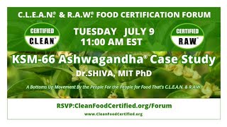 Ashwagandha CLEAN Food Forum [upl. by Warila]