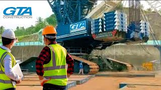 PEMBONGKARAN CLAWER CRANE LIEBHER LR 11350 [upl. by Yert]