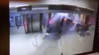 RAW CRASH VIDEO CTA Blue Line Derail at OHare 32414 [upl. by Rozelle]