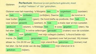 Perfectum  We leren Nederlands  DUTCH [upl. by Suanne]