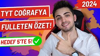 2024 TYT COĞRAFYA FULLETEN SON TEKRAR 🔥 Bunları Bilmeden Sınava Girme  yks tyt [upl. by Wenona]