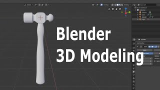 Blender 28 Beginner 3D Modeling Tutorial [upl. by Onairda]