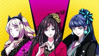 PSP「幕末Rock」 ♪サークルサークル／暗黒桜桃隊（ダークチェリーズ） お龍（CV豊口めぐみ）、幾松（CV三澤紗千香）、おうの（CV真堂圭） [upl. by Yttocs83]