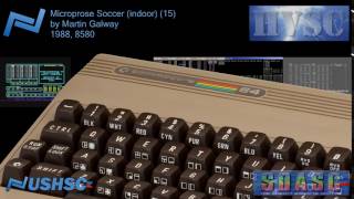 Microprose Soccer indoor 15  Martin Galway  1988  C64 chiptune [upl. by Lobiv]