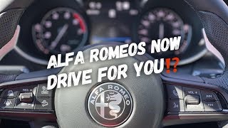 Does Level 2 Autonomous Driving Really Work On 2020 Alfa Romeos [upl. by Osman]