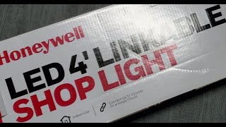 Honeywell LED 4 Linkable Shop Light Review  SH450505Q120 [upl. by Wack]