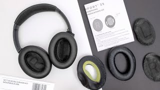 How to replace Bose QC35 ear pads using official cushion kit [upl. by Gladis]