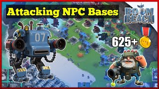 Attacking NPC Bases with Mechs and Bombardiers 8  Boom Beach [upl. by Annadiane619]