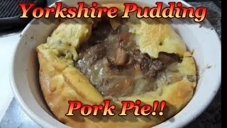 Yorkshire Pudding Pork Pie A MrsV Original Recipe [upl. by Sioled]