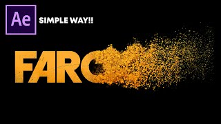 After Effects Tutorial Particles Logo amp Text Animation  Simple Way [upl. by Alleyne]