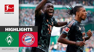 Olise ON FIRE  SV Werder Bremen  FC Bayern München 05  Highlights  Matchday 4 – Bundesliga [upl. by Airretnahs]