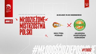 MKK Pyra Poznań  Akademia Koszykówki Komorów Finał MMP U15 Mężczyzn półfinał [upl. by Vlada]