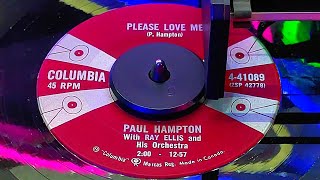 Paul Hampton  Please Love Me 1957 [upl. by Rorrys278]