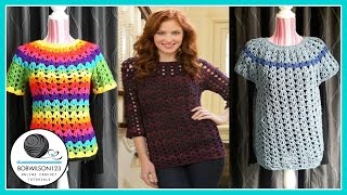 Crochet Tunic Tutorial Part 13 SmMedLg [upl. by Rianon]